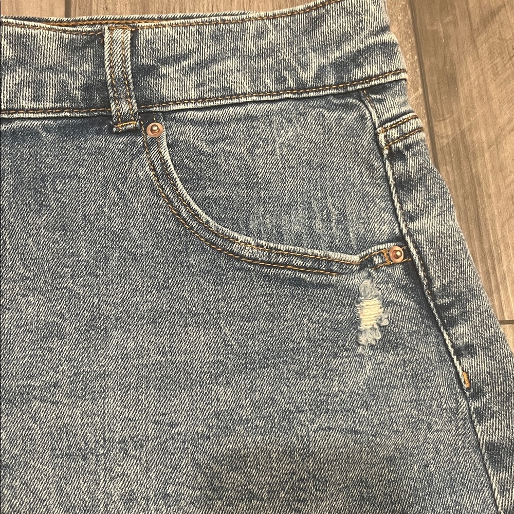 Wild Fable Denim Mini Skirt - Light Blue - Picture 3 of 7